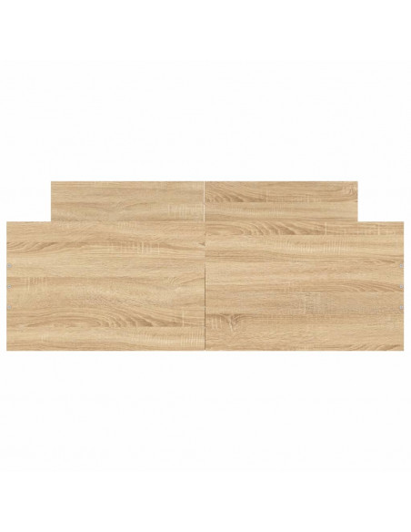 Giroletto con Testiera e Pediera Rovere Sonoma 120x190 cm