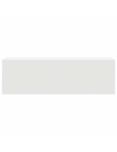 Mobile da Bagno a Parete Bianco 100x25x30 cm in Truciolato