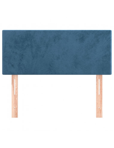 Testiera Blu Scuro 100x5x78/88 cm in Velluto