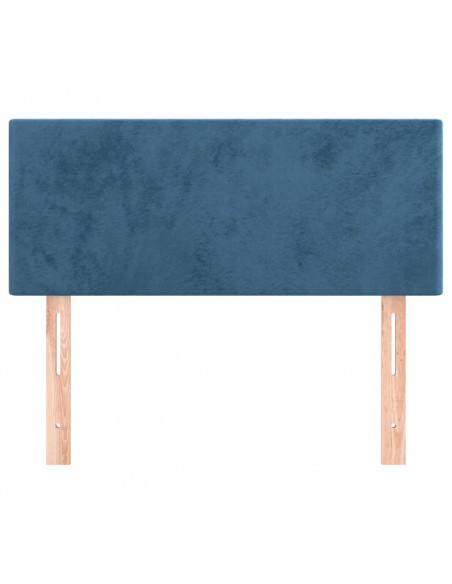 Testiera Blu Scuro 100x5x78/88 cm in Velluto