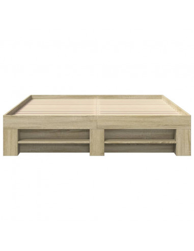 Giroletto senza Materasso Rovere Sonoma 160x200cm in Truciolato