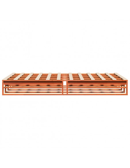 Giroletto Marrone Cera 150x200 cm in Legno Massello di Pino