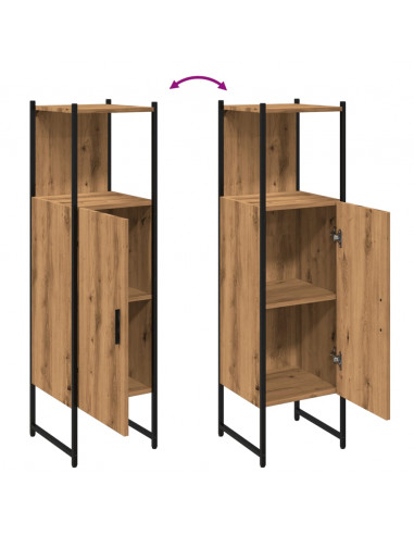 Mobile da Bagno Rovere 33x33x120,5 cm Legno Multistrato