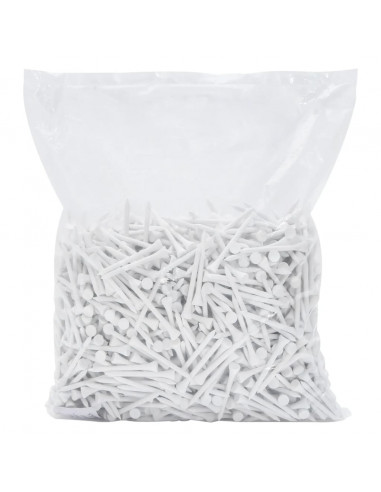 Tee da Golf 1000 pz Bianchi 83 mm in Bambù