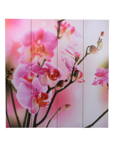 Paravento Pieghevole 160x170cm con Stampa Fiore