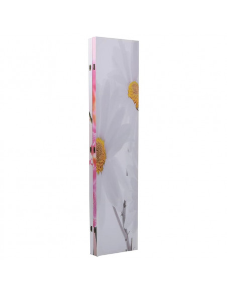 Paravento Pieghevole 160x170cm con Stampa Fiore