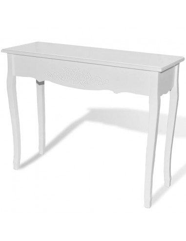 Tavolo Consolle da Trucco Bianco