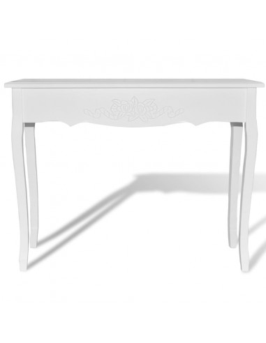 Tavolo Consolle da Trucco Bianco