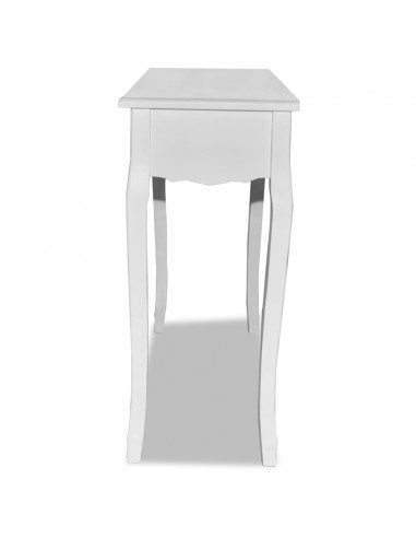 Tavolo Consolle da Trucco Bianco