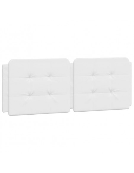 Giroletto con Testiera Bianco 120x200 cm in Similpelle