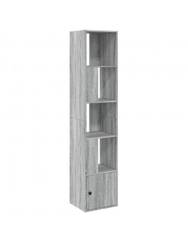 Libreria Grigio Sonoma 40x36x189 cm in Legno Multistrato