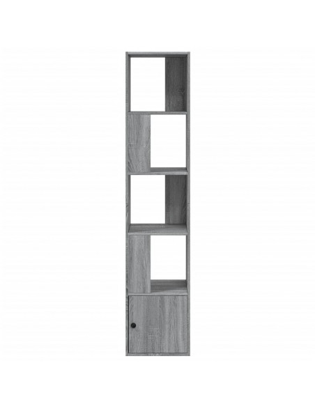 Libreria Grigio Sonoma 40x36x189 cm in Legno Multistrato