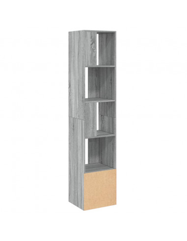 Libreria Grigio Sonoma 40x36x189 cm in Legno Multistrato