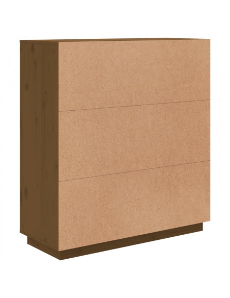 Credenza Miele 100x40x108,5 cm in Legno Massello di Pino
