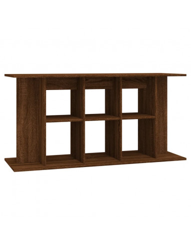 Supporto Acquario 120x40x60 cm Legno Multistrato Rovere Marrone