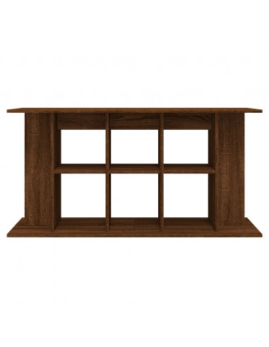 Supporto Acquario 120x40x60 cm Legno Multistrato Rovere Marrone