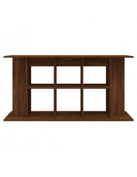 Supporto Acquario 120x40x60 cm Legno Multistrato Rovere Marrone