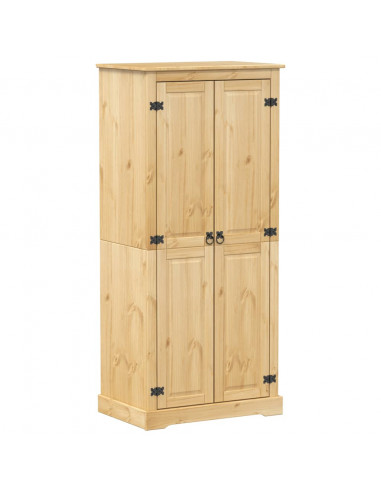 Armadio Corona 76x50x170 cm in Legno Massello di Pino