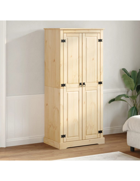 Armadio Corona 76x50x170 cm in Legno Massello di Pino