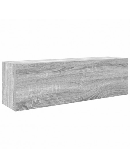 Mobile da Bagno Grigio Sonoma 100x25x30 cm in Truciolato