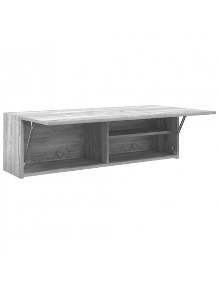 Mobile da Bagno Grigio Sonoma 100x25x30 cm in Truciolato