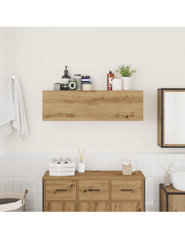 Mobiletto da Bagno Rovere Artigianale 100x25x30 cm Truciolato