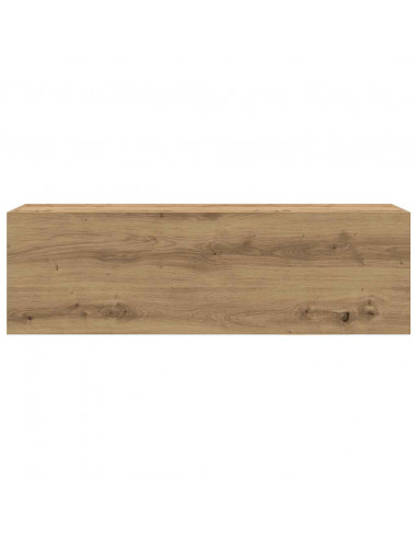 Mobiletto da Bagno Rovere Artigianale 100x25x30 cm Truciolato