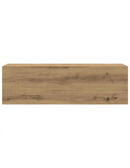 Mobiletto da Bagno Rovere Artigianale 100x25x30 cm Truciolato