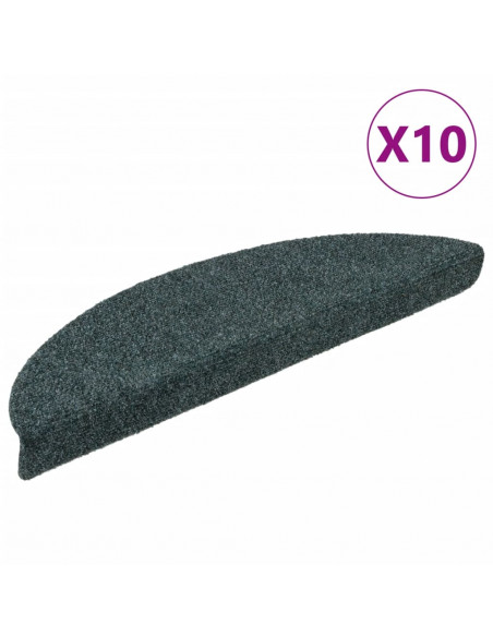 Tappetini Adesivi per Scale 10 pz Verdi 56x17x3 cm Agugliati