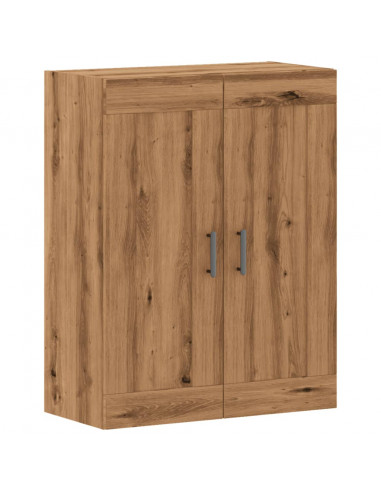 Mobile a Parete Rovere Artigianale 69,5x34x90 cm in Truciolato