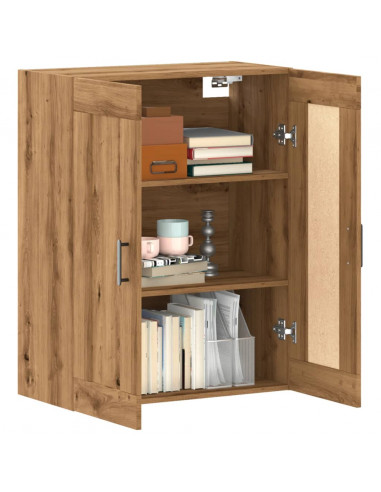 Mobile a Parete Rovere Artigianale 69,5x34x90 cm in Truciolato