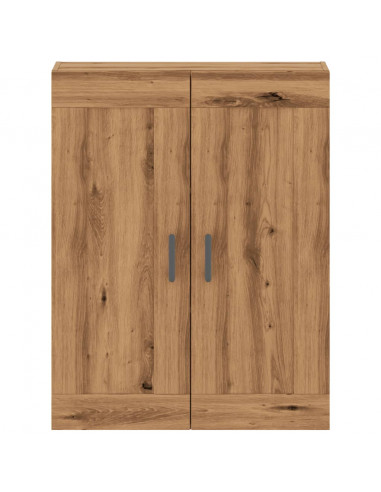 Mobile a Parete Rovere Artigianale 69,5x34x90 cm in Truciolato