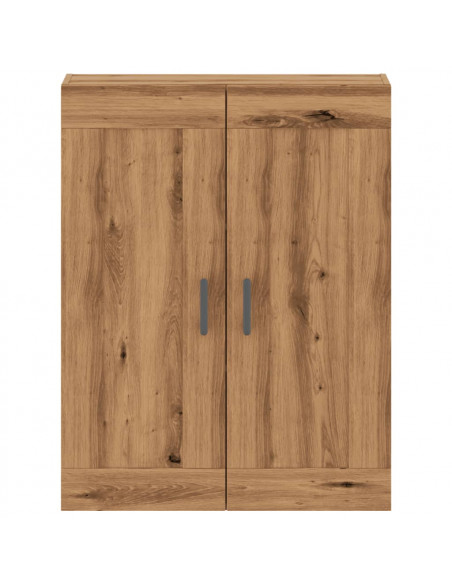 Mobile a Parete Rovere Artigianale 69,5x34x90 cm in Truciolato