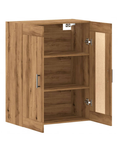 Mobile a Parete Rovere Artigianale 69,5x34x90 cm in Truciolato