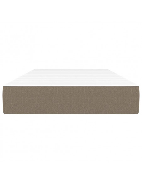 Materasso a Molle Insacchettate Tortora 120x190x20cm in Tessuto