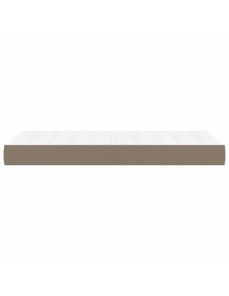 Materasso a Molle Insacchettate Tortora 120x190x20cm in Tessuto