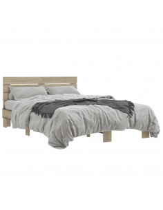 Giroletto Rovere Sonoma 120x200 cm in Legno Multistrato Metallo 2