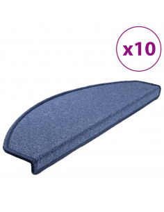 Tappetini per Scale 10 pz 65x24x4 cm Blu 2