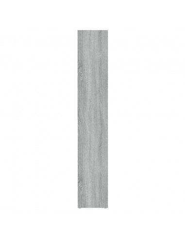 Mobili Porta CD 2pz Grigio Sonoma 21x16x93,5 Legno Multistrato