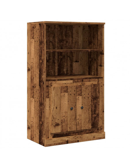 Credenza Legno Antico 60x35,5x103,5 cm in Legno Multistrato