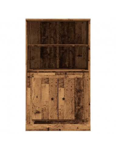 Credenza Legno Antico 60x35,5x103,5 cm in Legno Multistrato