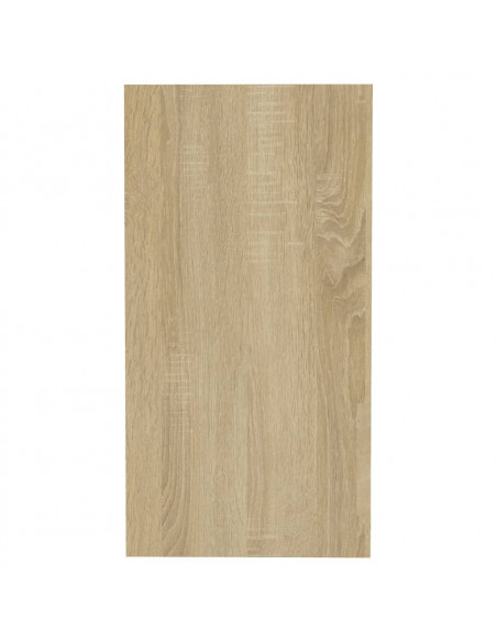 Tavolino Rovere Sonoma 50x26x50 cm in Legno Multistrato
