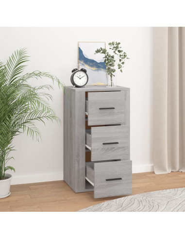 Credenza Grigio Sonoma 40x33x70 cm in Legno Multistrato