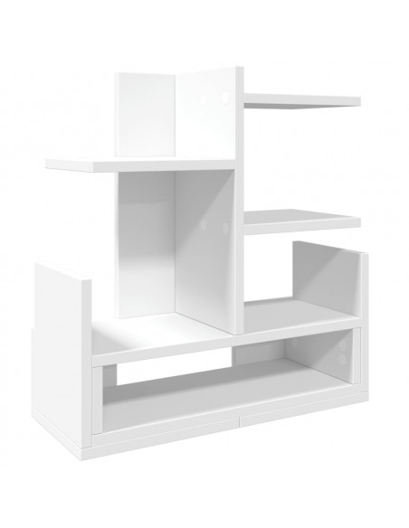 Organizer per la Scrivania Bianco 49x20x52,5 cm in Multistrato
