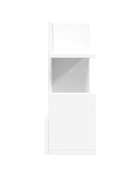 Organizer per la Scrivania Bianco 49x20x52,5 cm in Multistrato