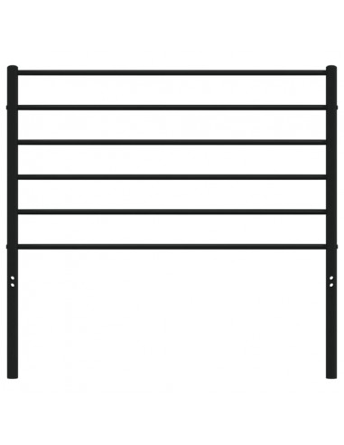 Testiera in Metallo Nero 100 cm