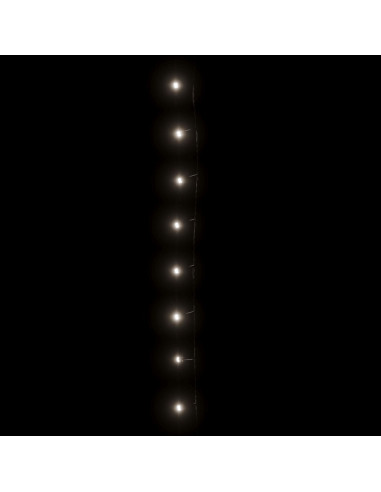 Stringa Luci 1000 LED Interno Esterno IP44 100m Bianca Fredda