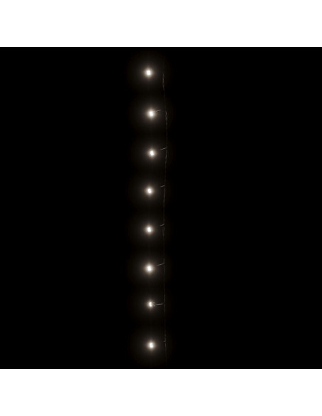 Stringa Luci 1000 LED Interno Esterno IP44 100m Bianca Fredda
