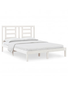 Giroletto Bianco in Legno Massello di Pino 140x200 cm 2