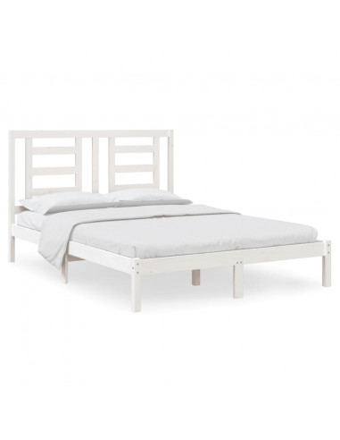 Giroletto Bianco in Legno Massello di Pino 140x200 cm